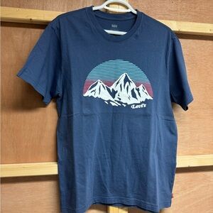 Levi's Navy Mountain Graphic Tee